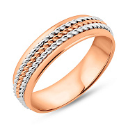 Обручальное кольцо из красного золота (арт. 239249)