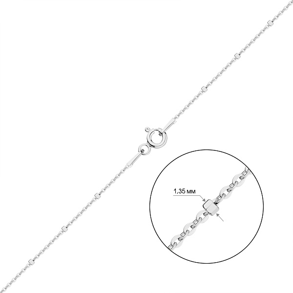Серебряная цепочка плетения Якорное фантазийное (арт. 03020802) – изображение 2