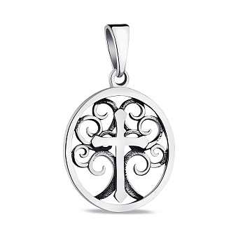 Подвес из серебра без камней (арт. 7903/3962)