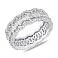 Серебряное кольцо с фианитами (арт. 7501/8420) – изображение 1