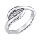 Серебряное кольцо с фианитами (арт. 7501/8009) – изображение 1