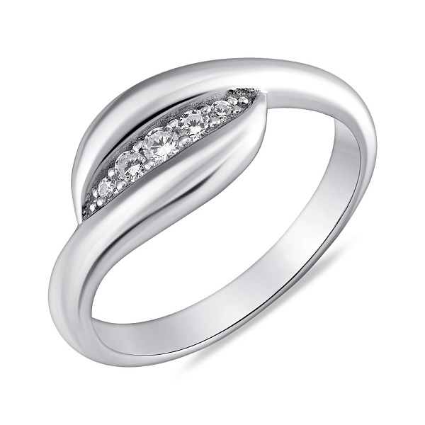 Серебряное кольцо с фианитами (арт. 7501/8009) – изображение 1