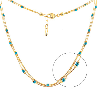 Фото Колье Francelli из желтого золота (арт. 352449жг)