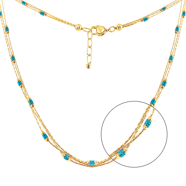 Колье Francelli из желтого золота (арт. 352449жг) – изображение 1