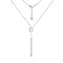 Серебряное колье без камней (арт. 7507/781) – изображение 2