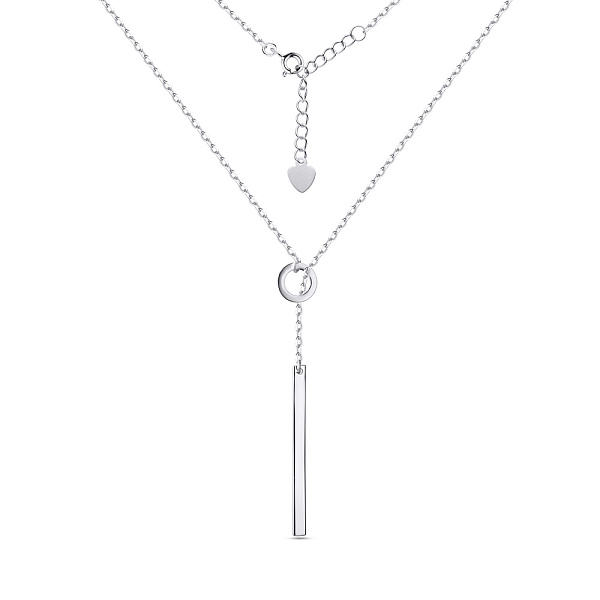 Серебряное колье без камней (арт. 7507/781) – изображение 2