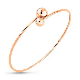 Жорсткий браслет з червоного золота (арт. 326554)