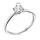 Серебряное кольцо с фианитом (арт. 7501/3694) – изображение 2