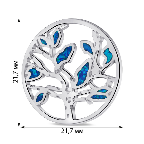 Серебряный кулон Дерево жизни (арт. 7503/4001Пос) – изображение 2