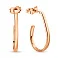 Сережки-пусети з червоного золота (арт. 1091163) – зображення 1