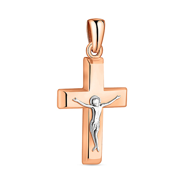 Крестик золотой с распятием (арт. 501562) – изображение 1