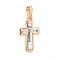 Хрестик золотий з розп'яттям (арт. 501657) – зображення 1
