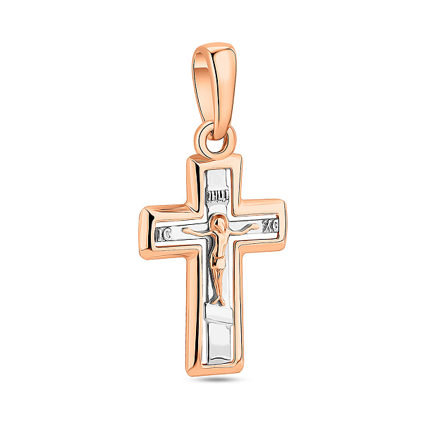 Хрестик золотий з розп'яттям (арт. 501657) – зображення 1
