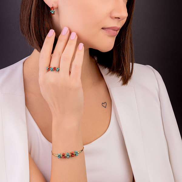 Жорсткий золотий браслет Francelli (арт. 326723жкбрз) – зображення 3