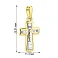 Крестик из желтого золота с распятием (арт. 501657ж) – изображение 2