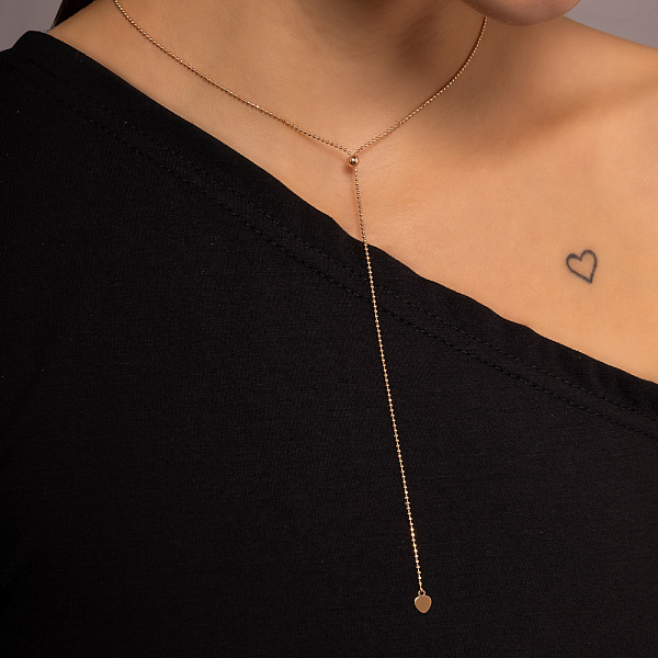 Кольє Fly з золота з регулюванням довжини (арт. 352376/1) – зображення 8