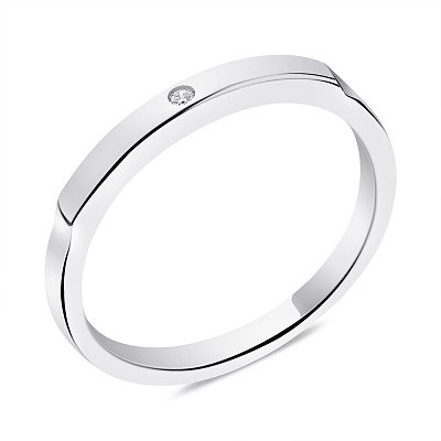 Кольцо из серебра с фианитом (арт. 7501/6377)