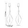 Сережки из серебра Trendy Style с подвеской (арт. 7502/4305) – изображение 2
