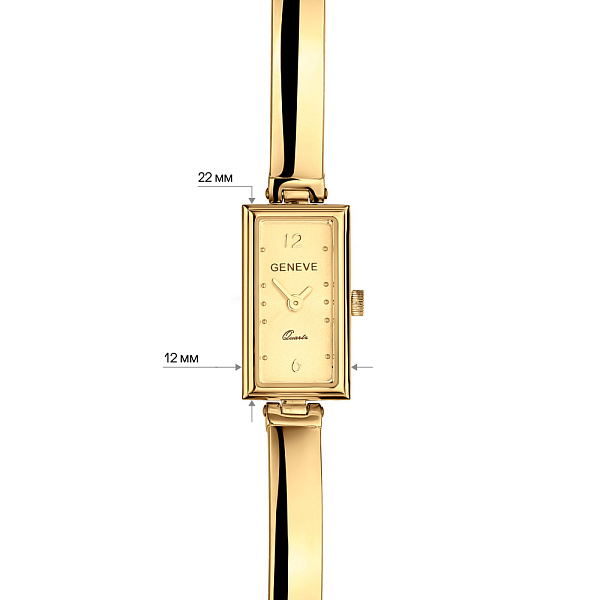 Кварцевые женские часы из желтого золота (арт. 260101ж) – изображение 6