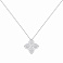 Серебряное колье Цветок с фианитами (арт. 7507/2379/20) – изображение 1
