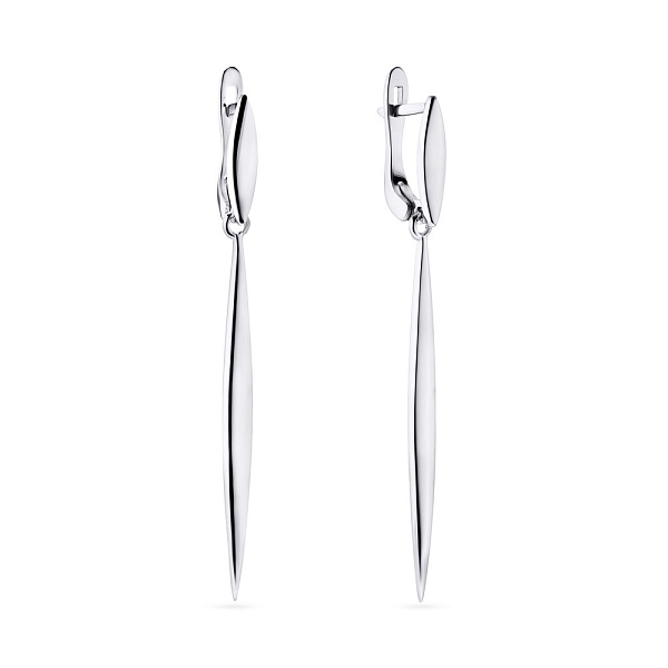 Срібні сережки з підвісками (арт. 7502/20003р) – зображення 1