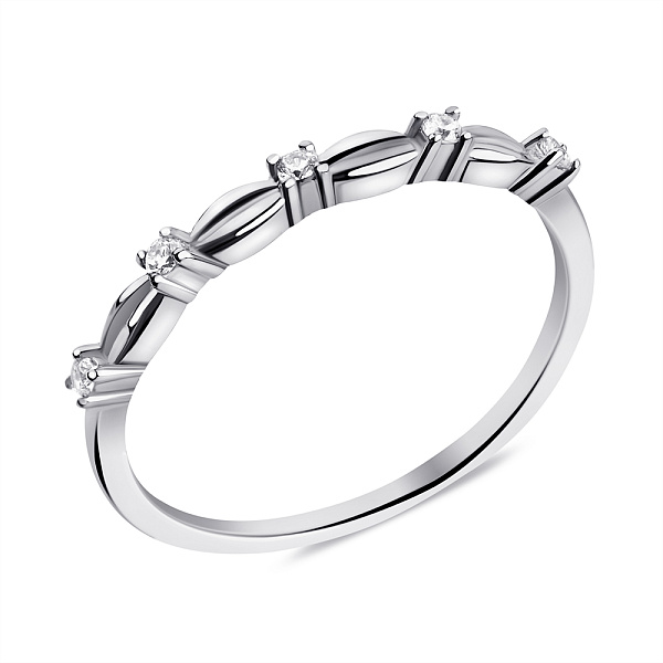 Серебряное кольцо с фианитами (арт. 7501/6883) – изображение 1