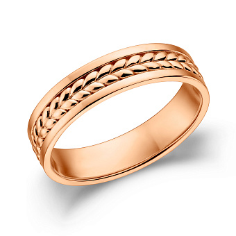 Фото Золотое обручальное кольцо (арт. 239258)