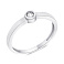 Серебряное кольцо с фианитом (арт. 7501/404кп) – изображение 1