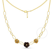 Золотое колье Francelli (арт. 352701жкр)