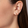 Серьги-кольца из красного золота (арт. 110852) – изображение 2