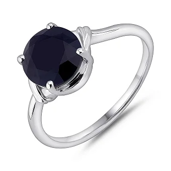 Срібна каблучка з сапфіром (арт. 7501/2073437Спс)