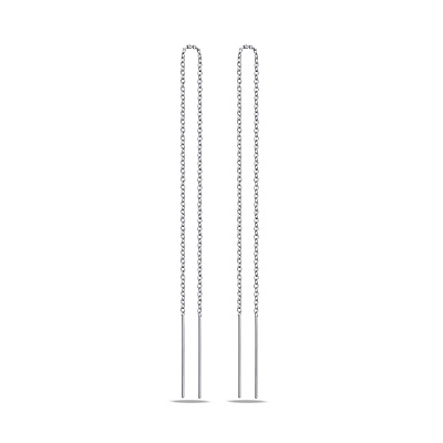 Серьги-протяжки из серебра  (арт. 7502/9180)