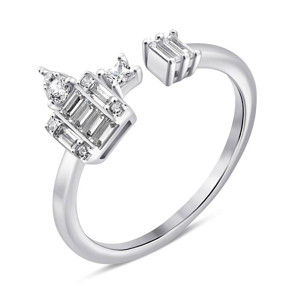 Серебряное кольцо с фианитами (арт. 7501/6870) – изображение 1