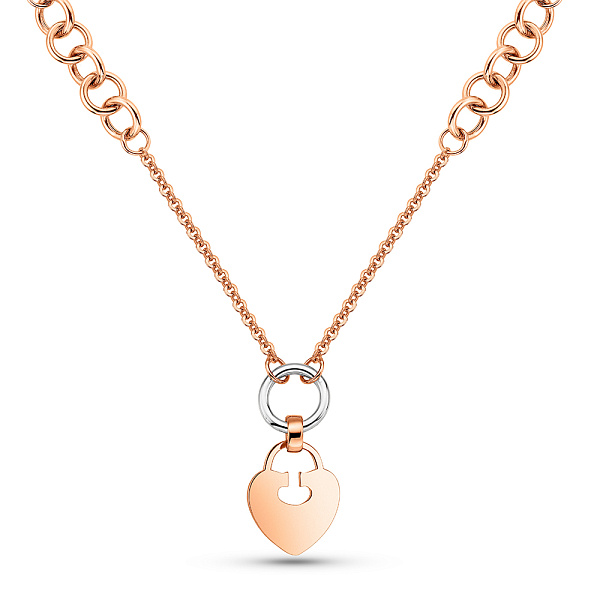 Кольє з червоного і білого золота (арт. 352435кб) – зображення 1