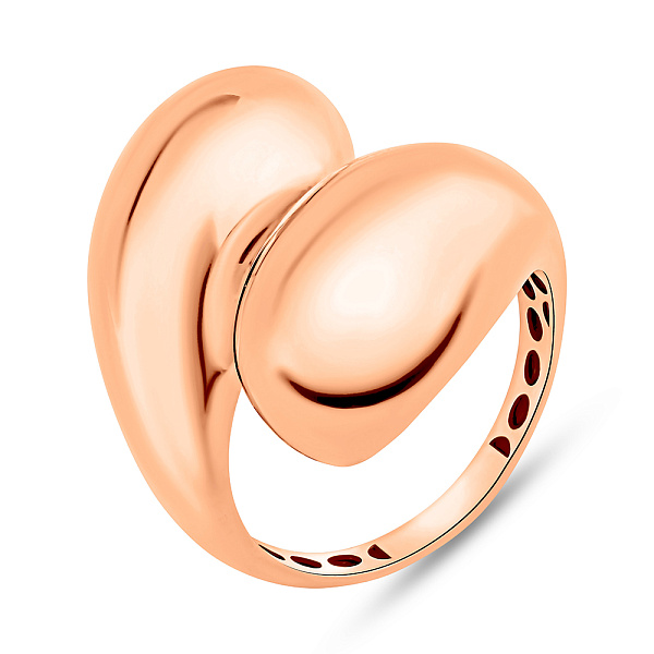 Кольцо из красного золота без камней (арт. 156583) – изображение 1