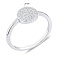 Серебряное кольцо с россыпью фианитов (арт. 7501/8566) – изображение 2