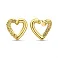 Золотые серьги Francelli Сердце (арт. е1091972/30ж) – изображение 1