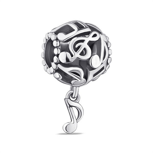 Серебряный шарм с подвеской (арт. 7903/3801) – изображение 1