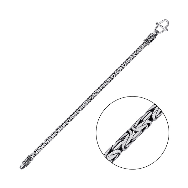 Серебряный браслет плетения Лисий хвост (арт. 7909/3848) – изображение 1