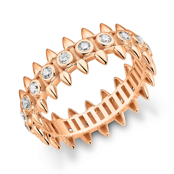 Каблучка з червоного золота (арт. 156002) – зображення 1