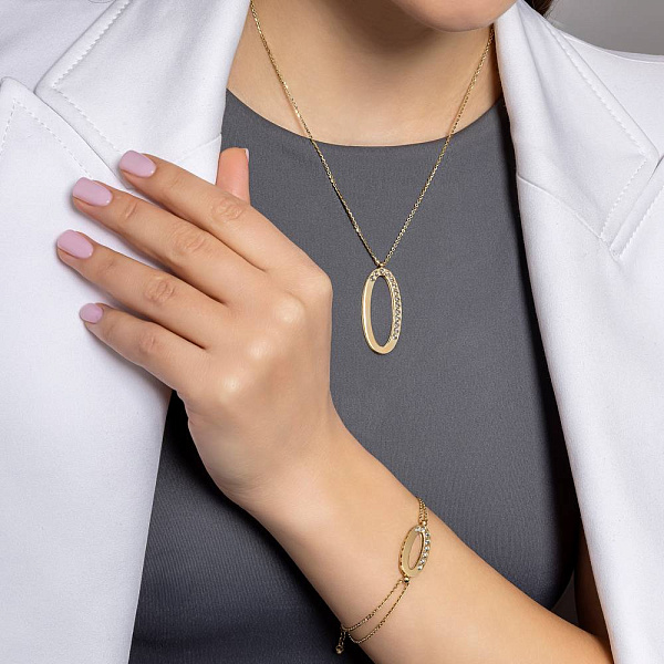 Браслет из желтого и белого золота (арт. 3261151жб) – изображение 5