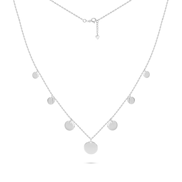 Серебряное колье «Монеты» (арт. 7507/944) – изображение 2