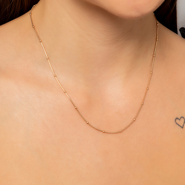 Кольє з червоного золота (арт. 352340) – зображення 2