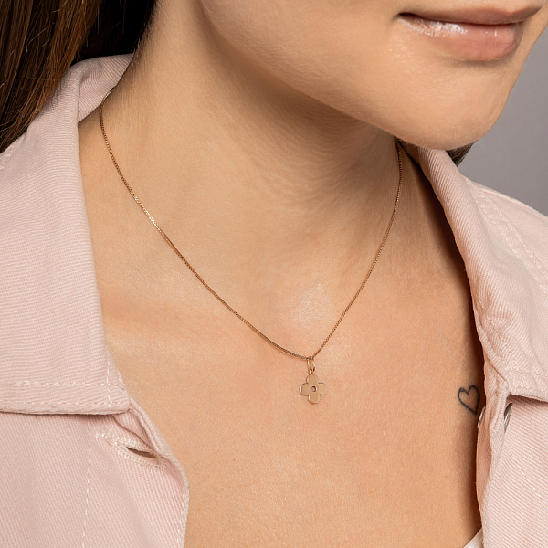 Подвеска из красного золота (арт. 424254) – изображение 2