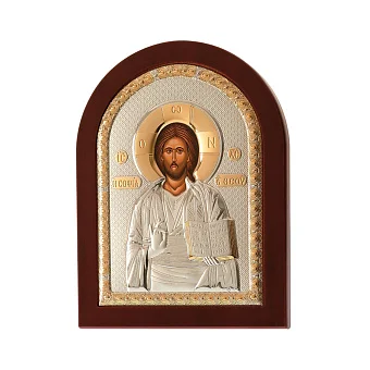 Ікона срібна Спаситель (95х75 мм) (арт. MA/E1107EX)
