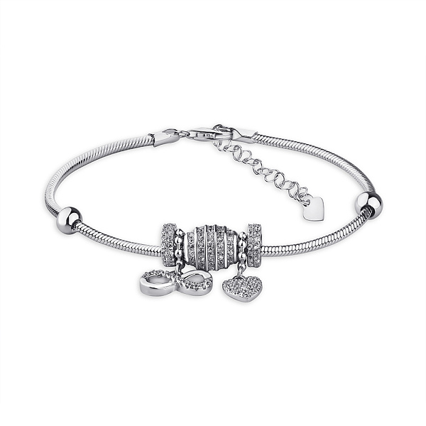 Серебряный браслет с фианитами (арт. 7509/4705) – изображение 1