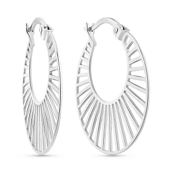 Сережки з білого золота (арт. 111314б)