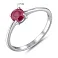 Серебряное кольцо з рубином (арт. 7501/2194446Р) – изображение 2