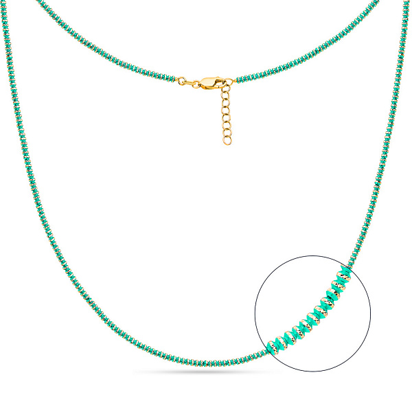 Золотое колье Francelli (арт. 351980жз) – изображение 1