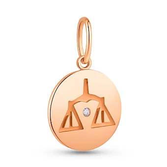 Золотий підвісТерези (арт. 424739вс)